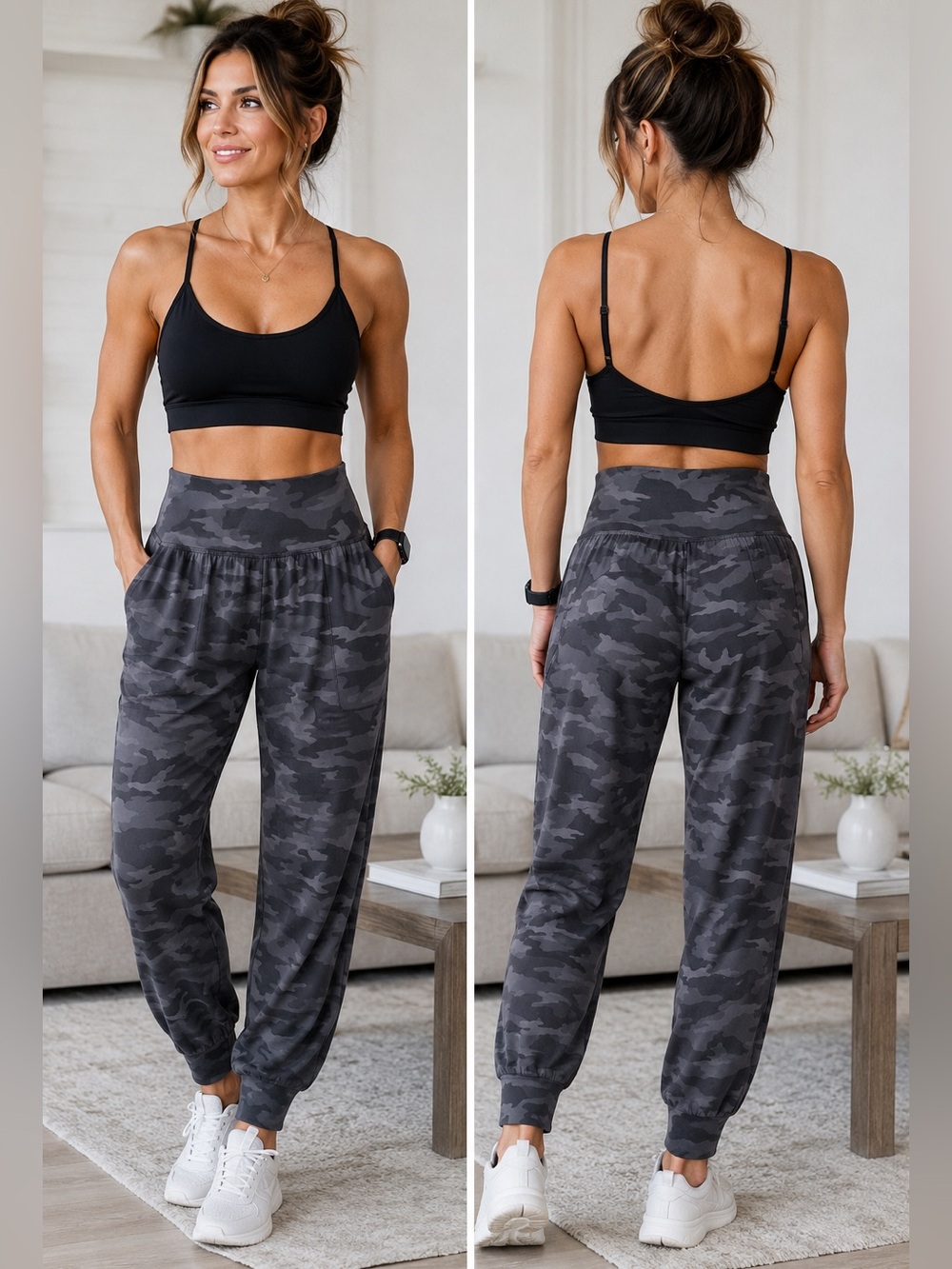Athleta Salutation High Rise Jogger in Camo -Size XSmall- NWT